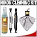 Nikon Cleaning Combo Kit: Nikon 4oz. Lens Cleaner Spray Bottle + Spudz Microfiber Cloth + Nikon Lens Pen Cleaning System + LCD Monitor Pen Cleaning System for D700, D300, D200, D90, D80, D60, D5000, D40x, D40, D3, D3x, D300s & D3000 Digital SLR Cameras, Lenses, Binoculars & Scopes
