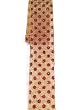 Cameo Metallic Gold & Red-Dotted Wired Christmas Ribbon 2.5" x 60 Yards