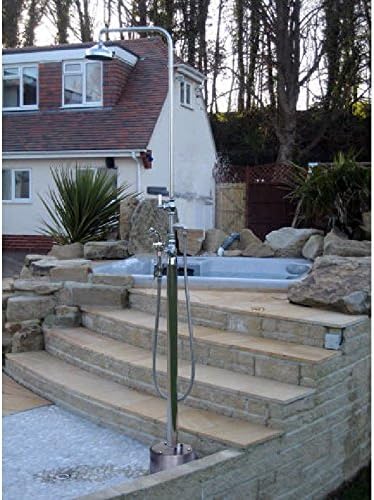 Outdoor Shower Company Hot &amp; Cold Free Standing Shower