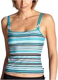 Nautica Women's Regatta Stripe Double Buckle Tankini
