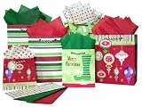 The Gift Wrap Company Happiest Holidays Gift Bag Assortment