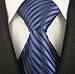 Dark Blue and Black Stripe Mens Designer Silk NeckTie:$16.99USD(1USD 90.91JPY conversion)Go to amazon.com to check discount price.