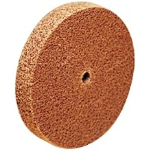 Scotch-Brite Cut and Polish Unitized Wheel, Aluminum Oxide, 1" Diameter x 1" Width, 7A Medium Grit, 35100 rpm, 3/16" Arbor (Pack of 50)