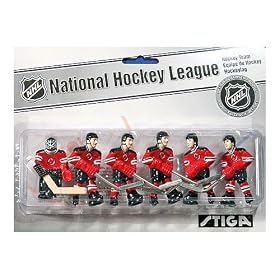 Stiga New Jersey Devils Table Rod Hockey Players
