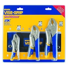 Irwin Tools 1771882 Vise-Grip Fast Release Locking Pliers Kitbag Set, 3-Piece