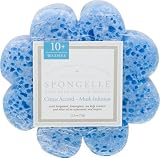 Spongeables Spongelle Bodywash Infused Sponge ( Blue Daisy ) Citrus Accord/Musk Infusion