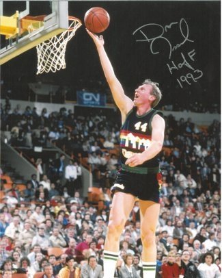 Dan Issel Autographed/Hand Signed Denver Nuggets 8x10 Photo HOF 1993