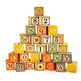 Classic Embossed Alphabet Blocks ABC