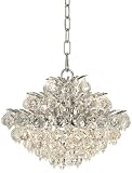 Vienna Full Spectrum 12 Wide Chrome and Crystal Chandelier