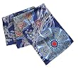 Dancing Stars on Blue - Pangborn Design Scarf 11007