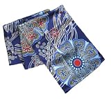 Dancing Stars on Blue - Pangborn Design Scarf 11007