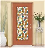 Wallpaper For Windows Savannah 24 x 74 Privacy Stained Glass Window Film (Pack of 2)