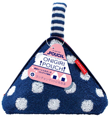 Amazon.co.jp： アイアップ おにぎりの持ち運びに ドットおにぎりポーチ ネイビーAD: ホーム＆キッチン