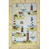 Momeni COASTCC-02MTI5080 Coastal Rug, Multi