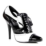 Pleaser Shoes Women's SEDUCE-458 5 Lace-Up Cutout Spectator Pump