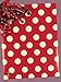 Bright Red & White Polka Dot Gift Wrap Wrapping Paper 16 Foot Roll