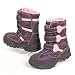 Kinder Outdoor-Boots, SLAM TEX Klima Membrane, 3-Klett, lila-rosa