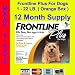 Frontline Plus Dogs 1-22 lb. 12 Pack (Orange) * Free Shipping *