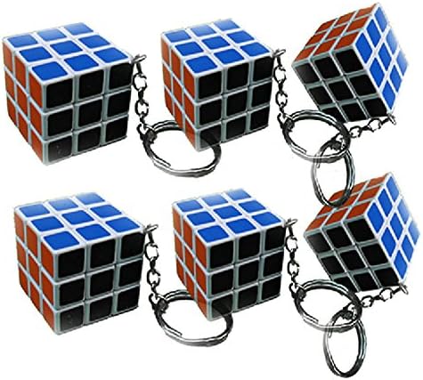 Diansheng 3x3x3 30mm Magic Cube Keychain White