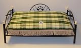 WILMA Heimtierprodukte Metallbett mit Kissen 80x60x30cm