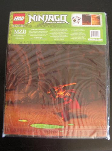 Lego Ninjago Kai Masters of Spinjitzu Folders and Stickers Set School Supplies Party Favor