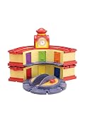 Chuggington Wooden Railway Double-Decker Roundhouse with Elevating Turntable