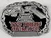 Tow Truck 3-D (Occupation) Enamel Pewter Belt Buckle