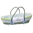 Trend Lab Caterpillar Moses Basket - Sage