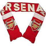 Arsenal FC Official PREMIER LEAGUE 64 inch Team Logo Scarf by Rhinox 057742