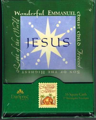 Names of Jesus Christmas boxed cards. 16 count. On Sale