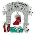 First Christmas in Our New Home Ornament (3")