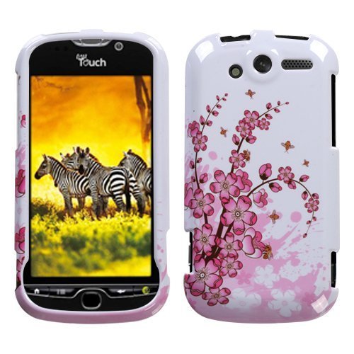 Snap-On Protector Hard Case for HTC Mytouch 4G 2010 (T-Mobile) - Spring Flower Design