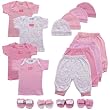 Luvable Friends 16-Piece Mix N Match Layette Set, 0-6 Months, Pink