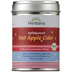 Herbaria "Hot Apple Cider" Gew�rzmischung f�r Apfelsaft, 1er Pack (1 x 100 g Dose) - Bio
