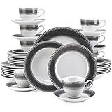Mikasa Platinum Crown Slate 40-Piece Dinnerware Set, Service for 8