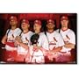 (22x34) St. Louis Cardinals (Pujols Holliday Carpenter Molina Ludwick) Sports Poster Print