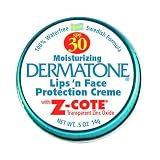 Dermatone Zinc Oxide Lips and Face Protection Creme mini tin with Z-Cote