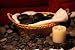 Basket of Massage Stones with Candle - 24W x 16H - Peel and Stick Wall Decal by Wallmonkeys