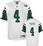 Brett Favre White Reebok NFL Premier New York Jets Jersey