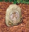 "Faith" Angel Outdoor Garden Faith Stone 8"