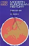 Modern European history, 1789-1977