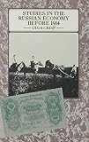 Studies in the Russian economy before 1914