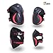 JBM Adult Outdoor Activities Knee Pads and Elbow Pads with Wrist Guards Impact Resistant Protective Gear for Skateboarding, Inline Roller Skating, BMX Biking, Scooter, Electric Skateboard, Cycling