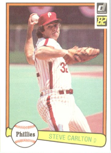 1982 Donruss # 42 Steve Carlton Philadelphia Phillies Baseball Card