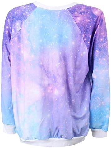 Japan LA Women's Galaxy Kitten Sweater Purple