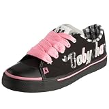 Babycham Women's Basic Lace Gingham Applique Trainer