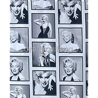 72' Marilyn Monroe Waterproof Fabric Shower Curtain