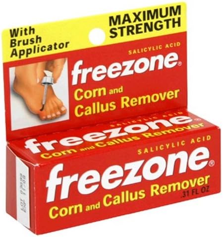 Freezone Corn and Callus Remover, Maximum Strength, 0.31 Ounce (6 pack)