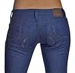 FRANKIE B. Jeans Glimmer Boot 8 Ultra Lowrise Beacon Womens