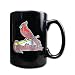 St Louis Cardinals 15oz Black Ceramic Mug